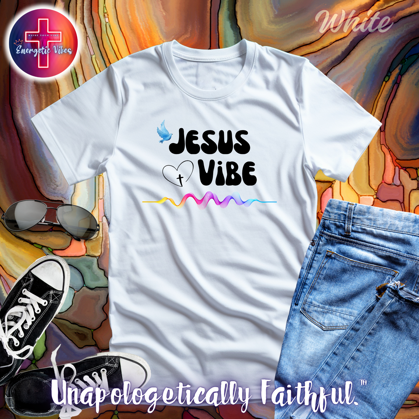 Jesus Vibe Unisex Christian T-Shirt | Classic Style Modern Tee