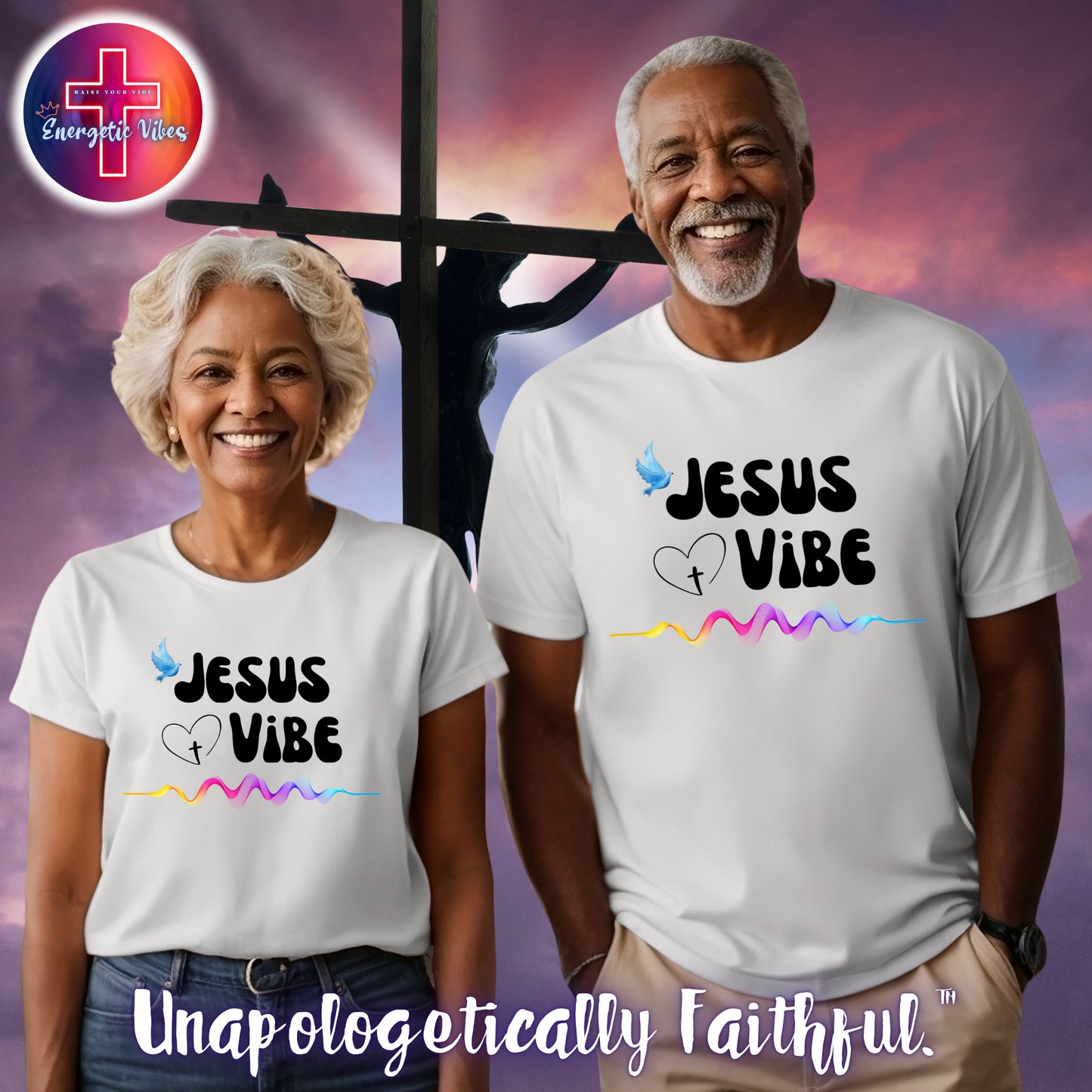 Jesus Vibe Unisex Christian T-Shirt | Classic Style Modern Tee