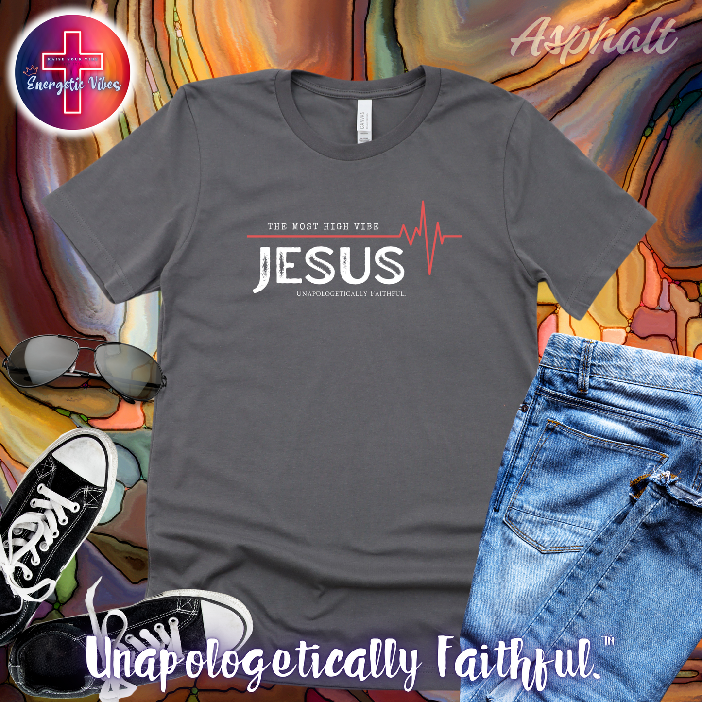 Jesus The Most High Vibe Unisex Christian T-Shirt | Classic Style Modern Tee