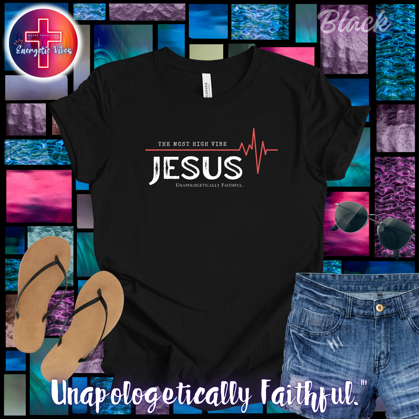 Jesus The Most High Vibe Unisex Christian T-Shirt | Classic Style Modern Tee