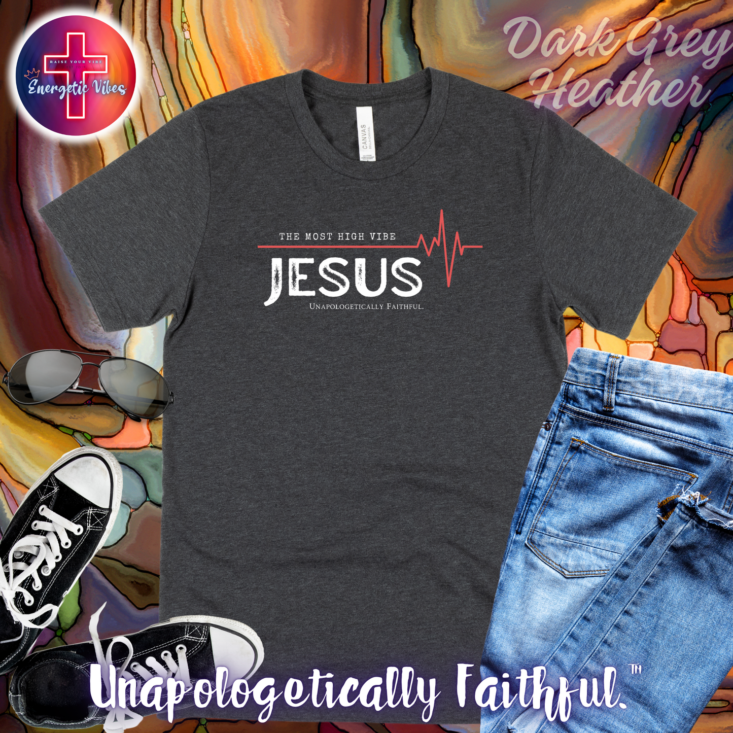 Jesus The Most High Vibe Unisex Christian T-Shirt | Classic Style Modern Tee