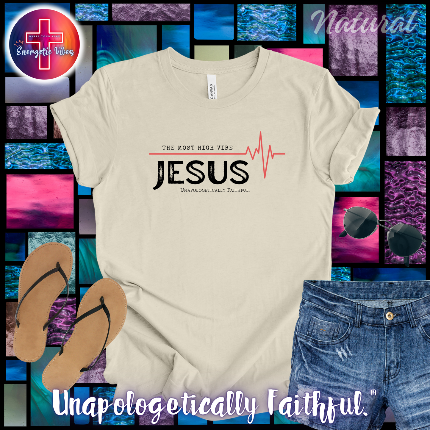 Jesus The Most High Vibe Unisex Christian T-Shirt | Classic Style Modern Tee