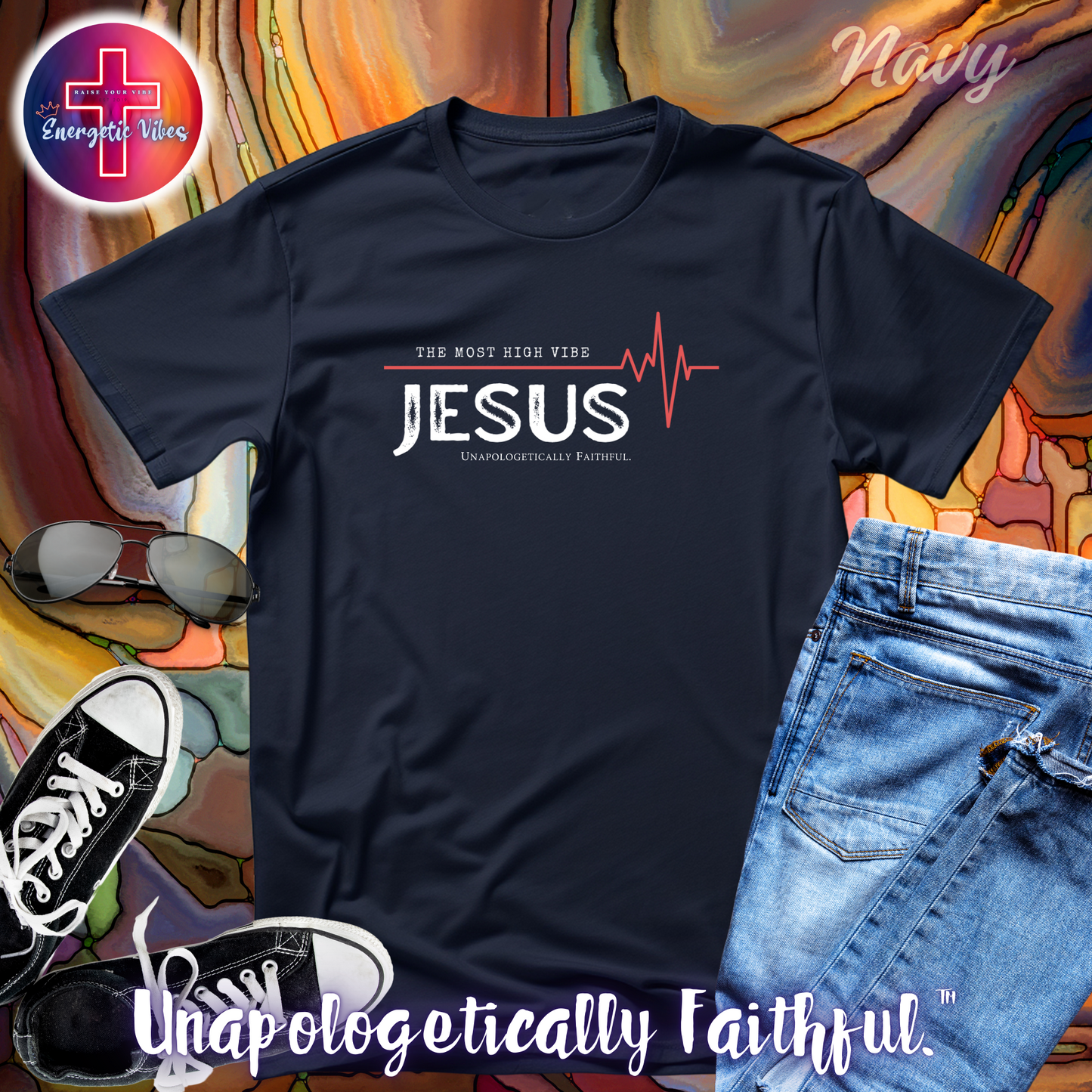 Jesus The Most High Vibe Unisex Christian T-Shirt | Classic Style Modern Tee