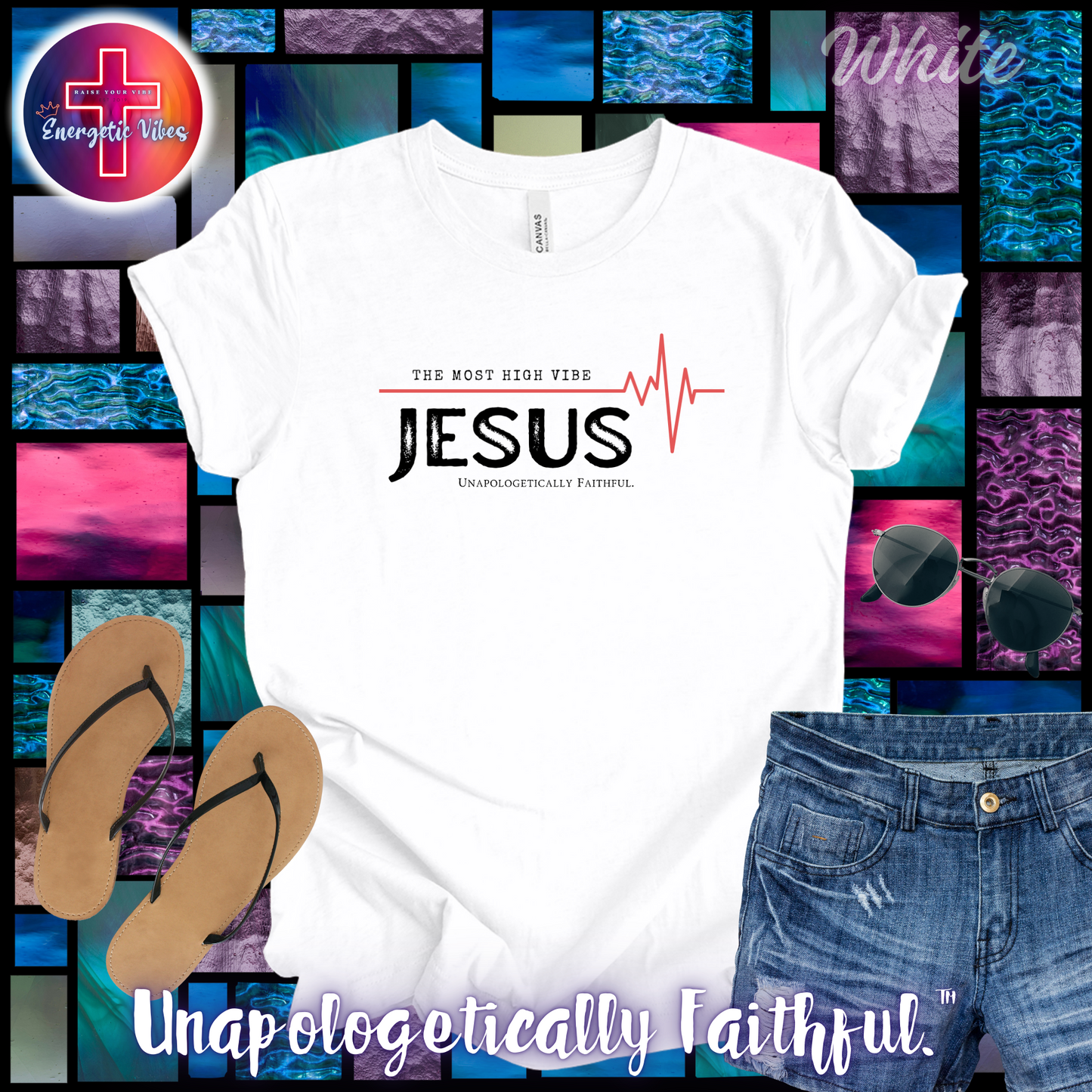 Jesus The Most High Vibe Unisex Christian T-Shirt | Classic Style Modern Tee