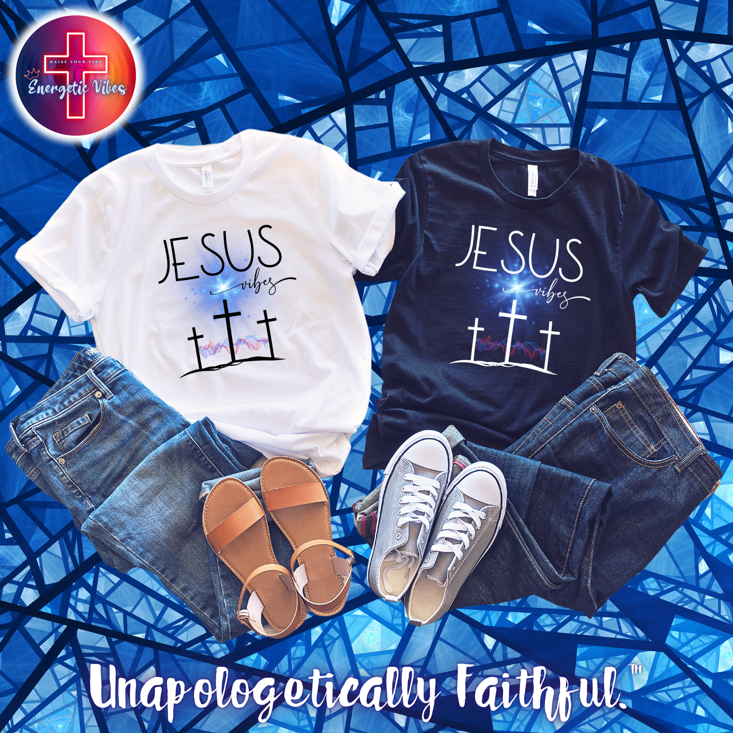 Jesus Vibes Unisex Christian T-Shirt | Classic Style Modern Tee