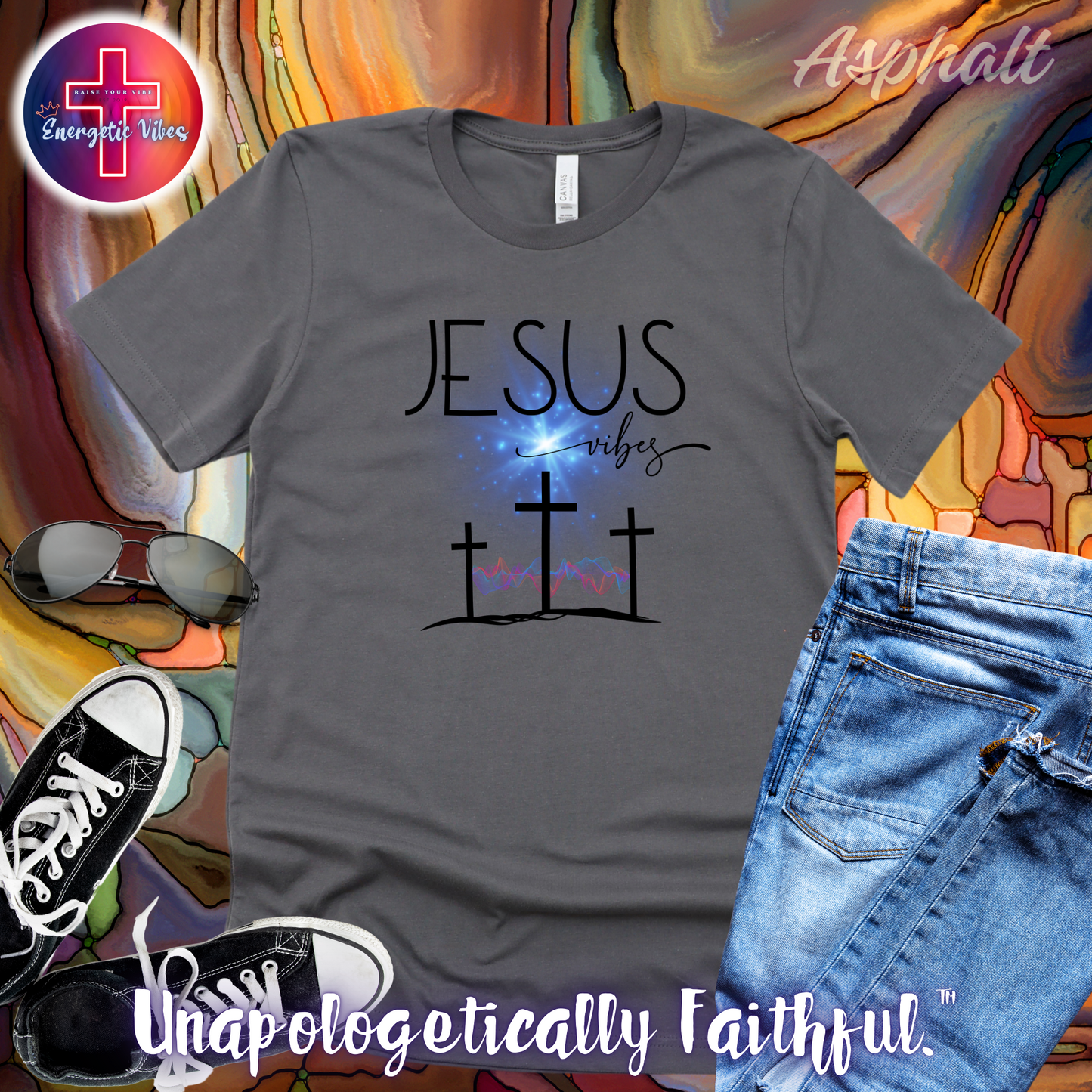 Jesus Vibes Unisex Christian T-Shirt | Classic Style Modern Tee