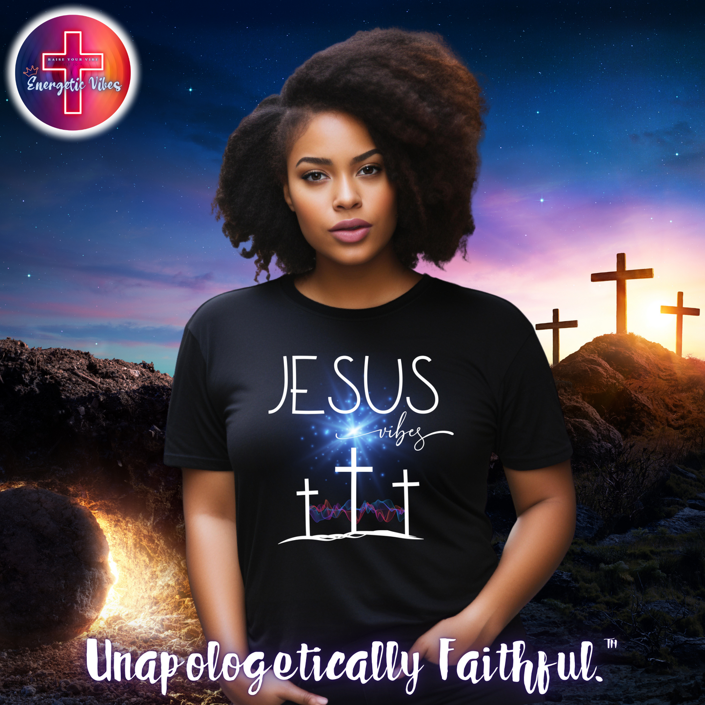 Jesus Vibes Unisex Christian T-Shirt | Classic Style Modern Tee