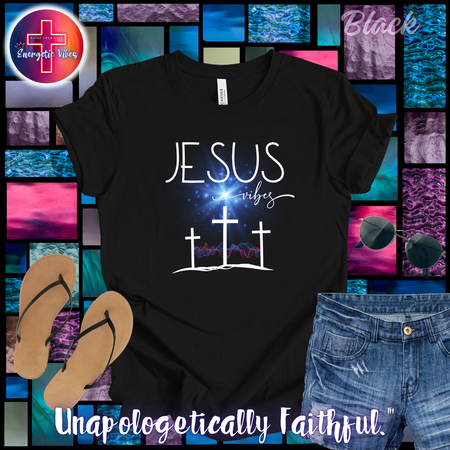 Jesus Vibes Unisex Christian T-Shirt | Classic Style Modern Tee