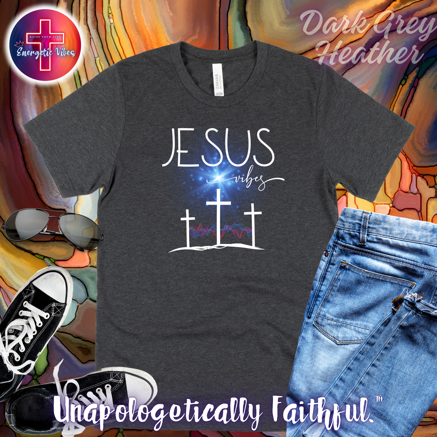 Jesus Vibes Unisex Christian T-Shirt | Classic Style Modern Tee