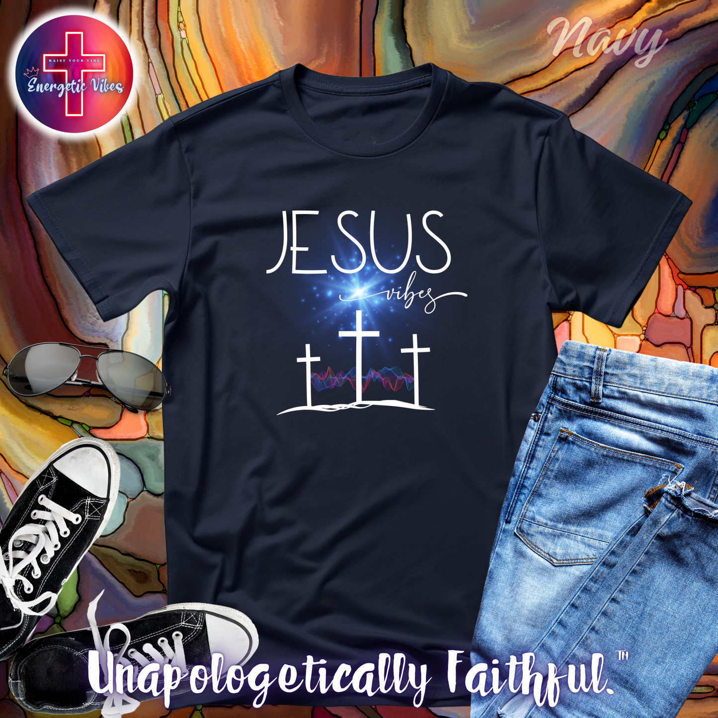 Jesus Vibes Unisex Christian T-Shirt | Classic Style Modern Tee