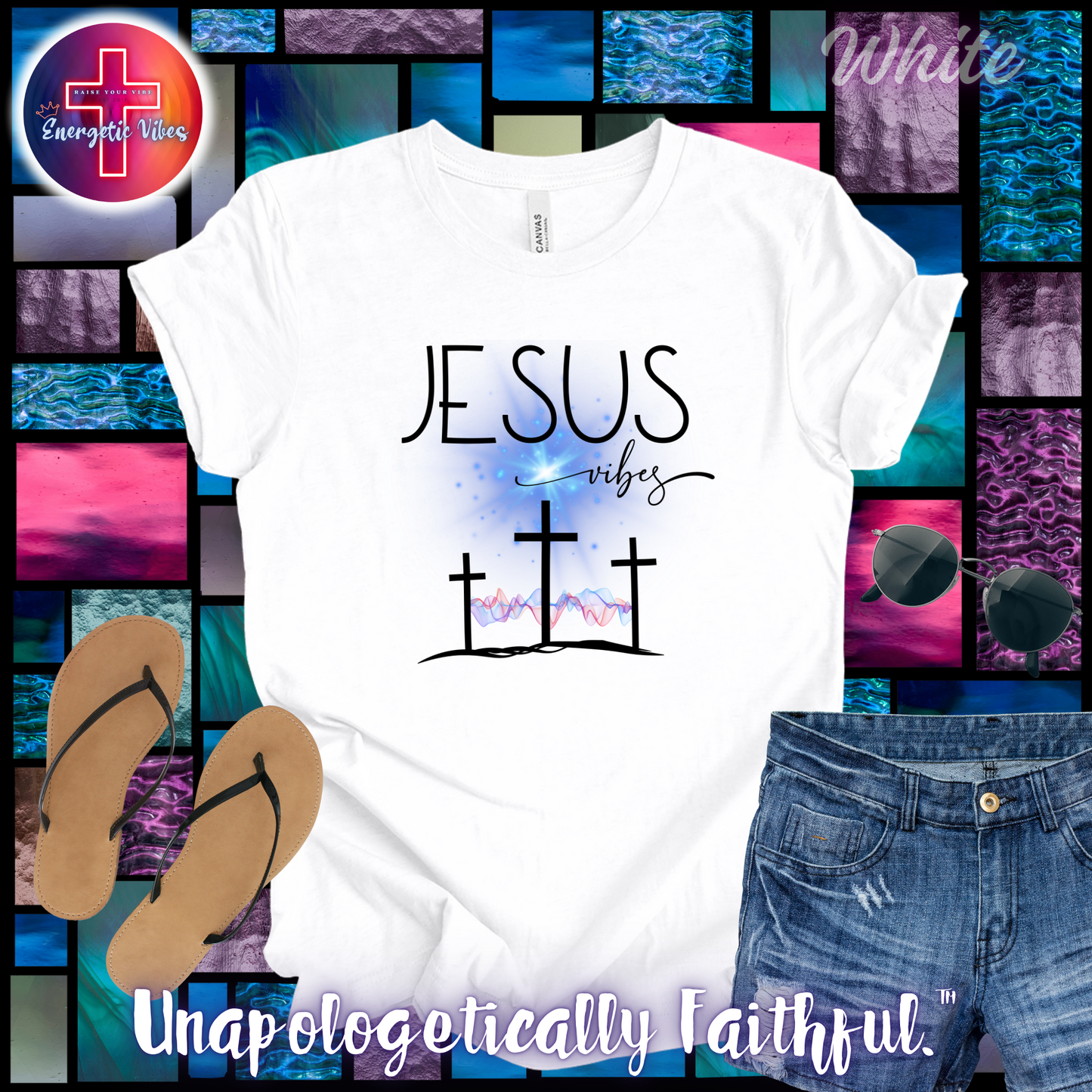 Jesus Vibes Unisex Christian T-Shirt | Classic Style Modern Tee