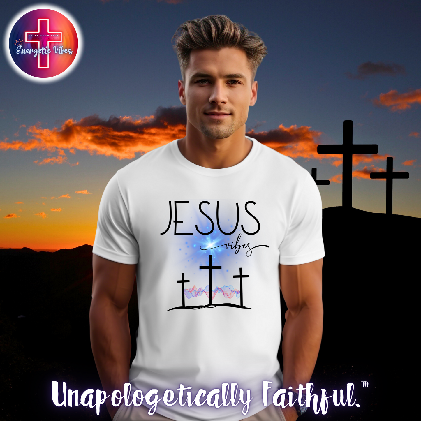 Jesus Vibes Unisex Christian T-Shirt | Classic Style Modern Tee