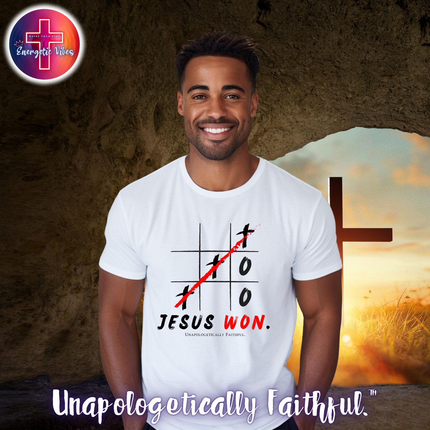 Jesus Won XO Unisex Christian T-Shirt | Classic Style Modern Tee