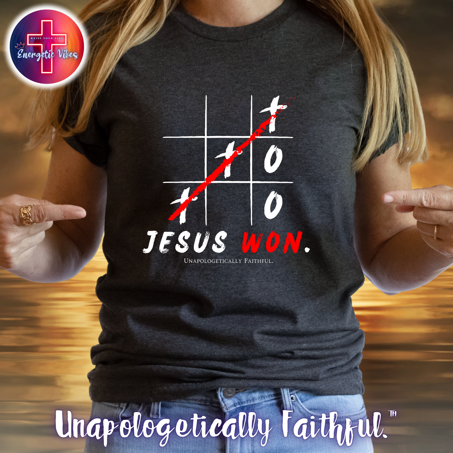 Jesus Won XO Unisex Christian T-Shirt | Classic Style Modern Tee