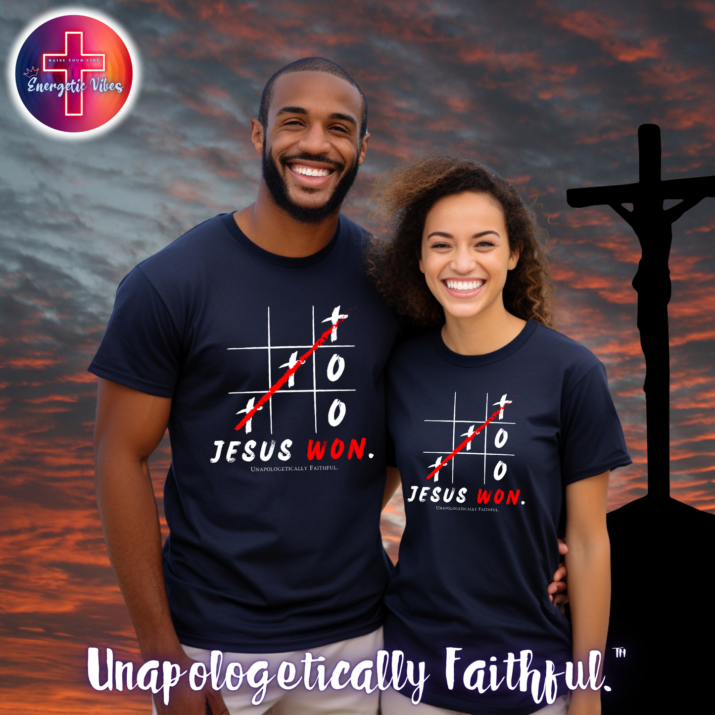 Jesus Won XO Unisex Christian T-Shirt | Classic Style Modern Tee