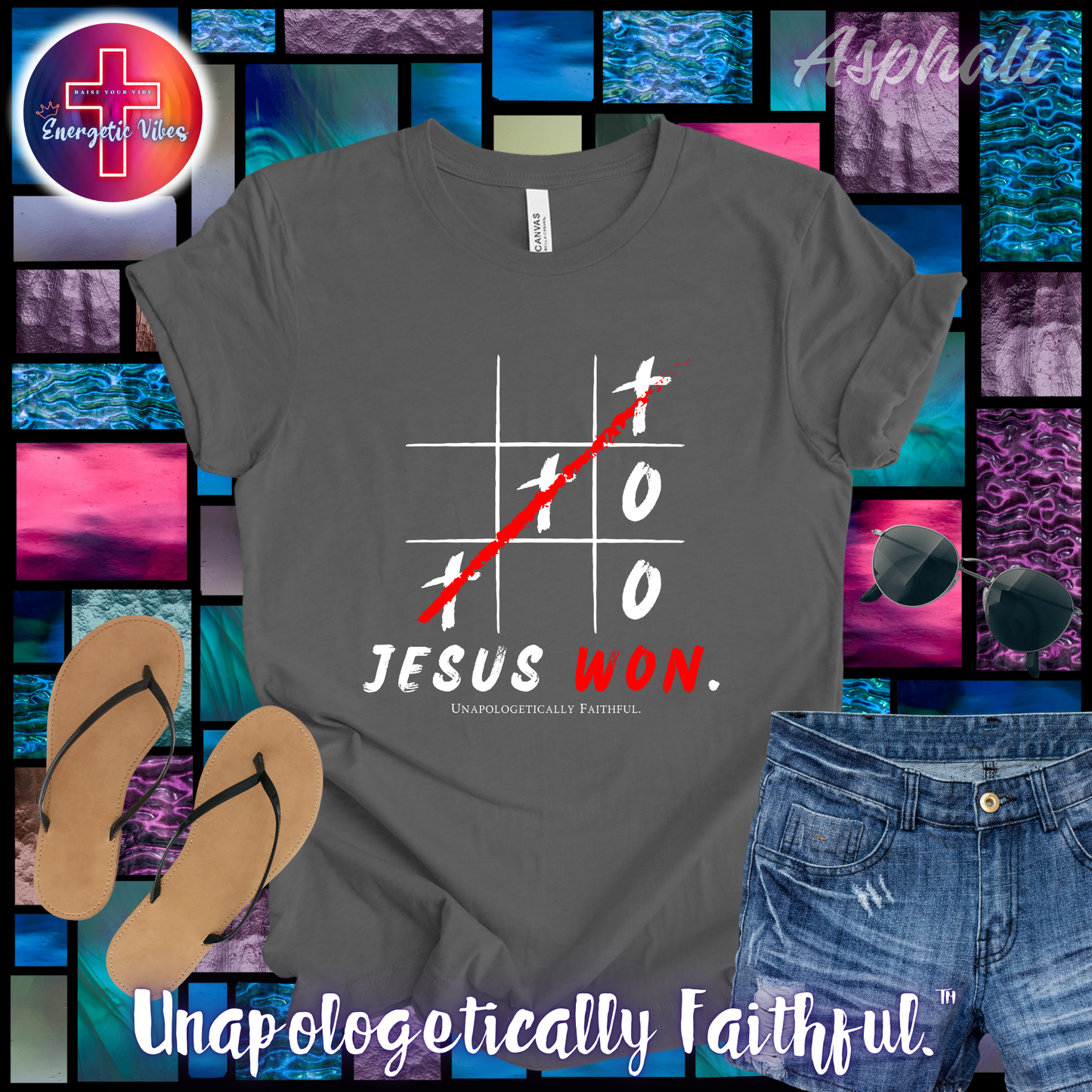 Jesus Won XO Unisex Christian T-Shirt | Classic Style Modern Tee