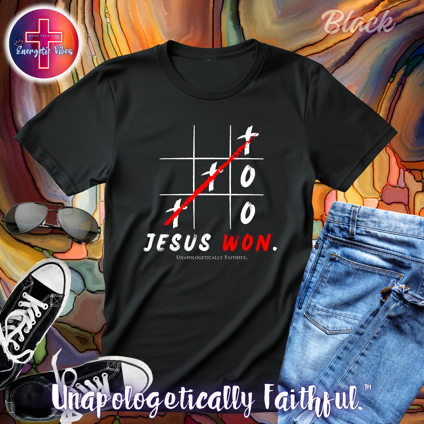 Jesus Won XO Unisex Christian T-Shirt | Classic Style Modern Tee