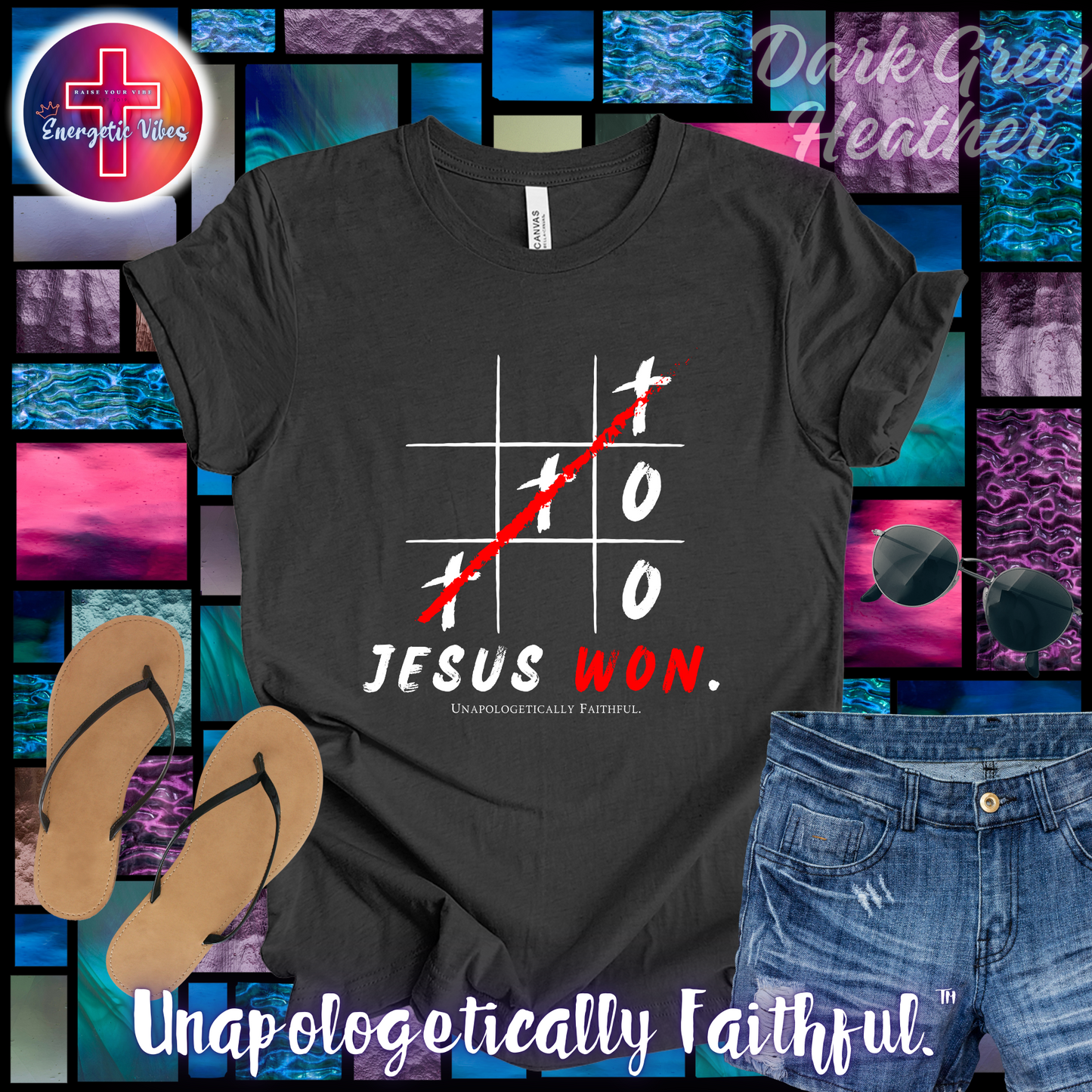 Jesus Won XO Unisex Christian T-Shirt | Classic Style Modern Tee