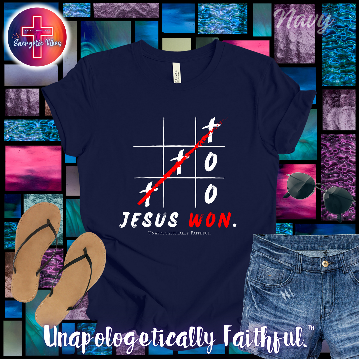 Jesus Won XO Unisex Christian T-Shirt | Classic Style Modern Tee