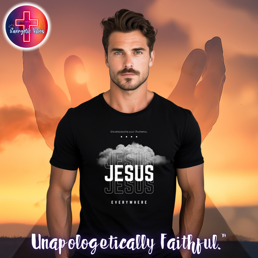 Jesus, Jesus, Jesus Everywhere Unisex Christian T-Shirt | Classic Style Modern Tee