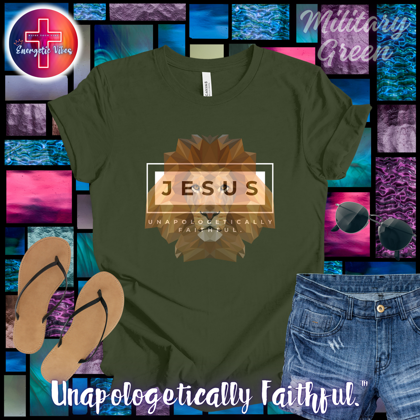 Jesus ~ Unapologetically Faithful Unisex Christian T-Shirt | Classic Style Modern Tee