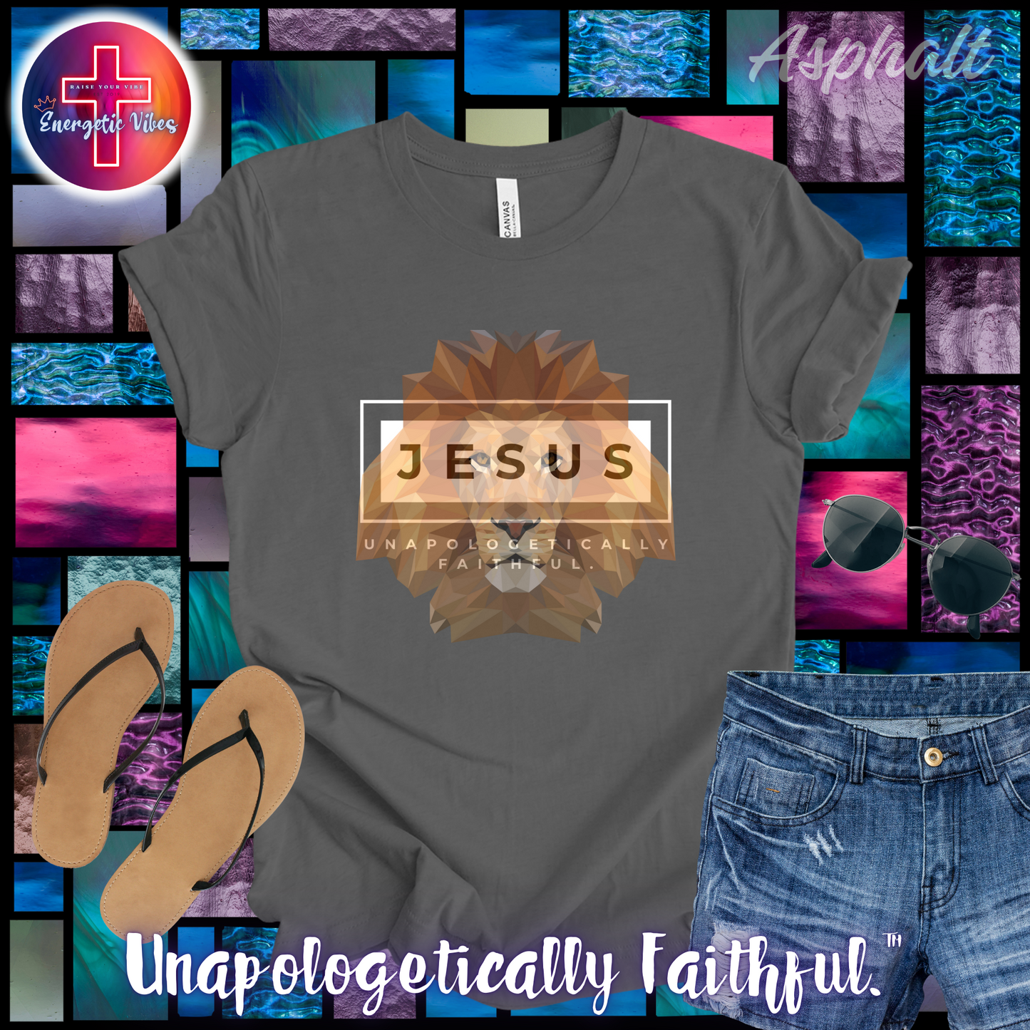 Jesus ~ Unapologetically Faithful Unisex Christian T-Shirt | Classic Style Modern Tee