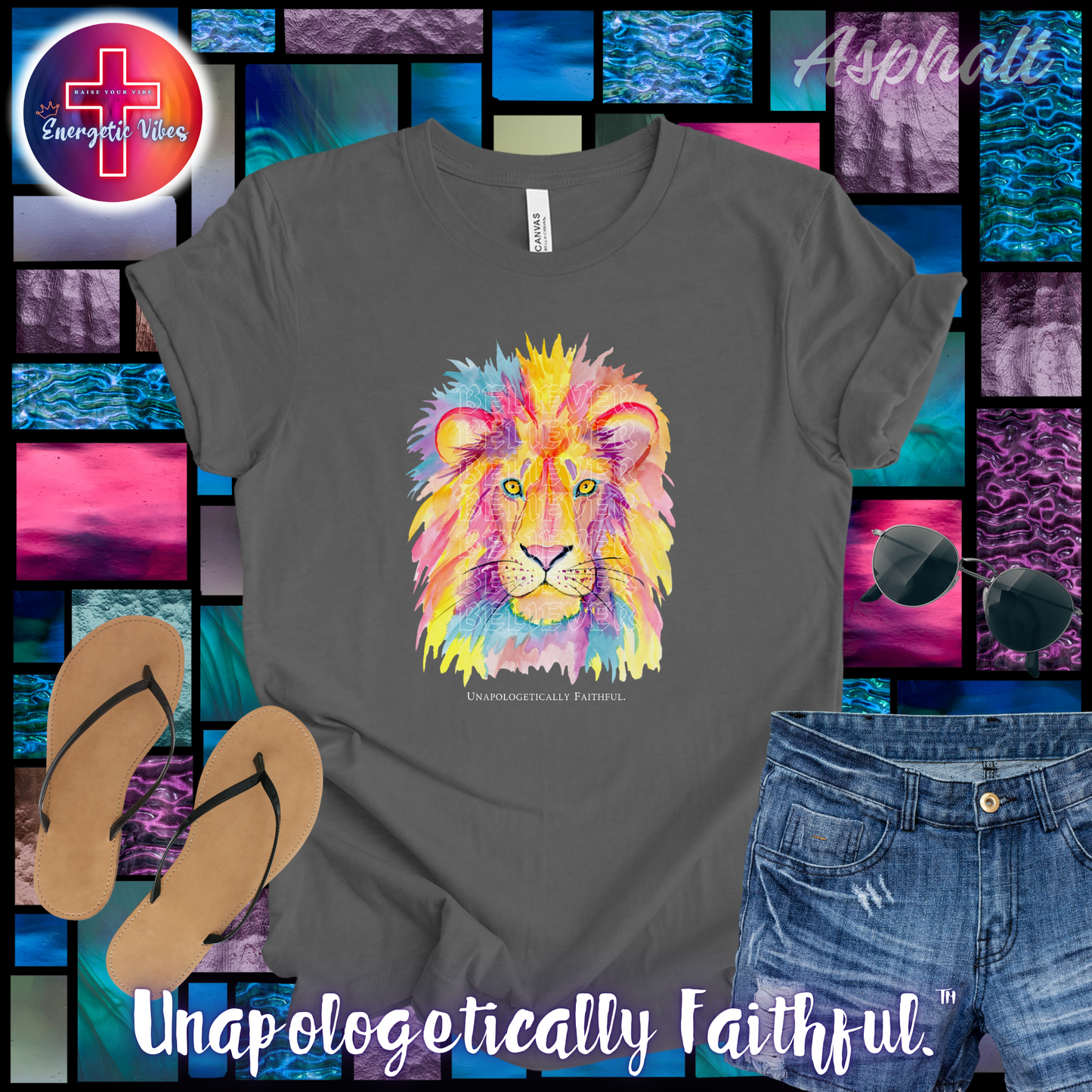 Judah Lion, Believer Unisex Christian T-Shirt | Classic Style Modern Tee