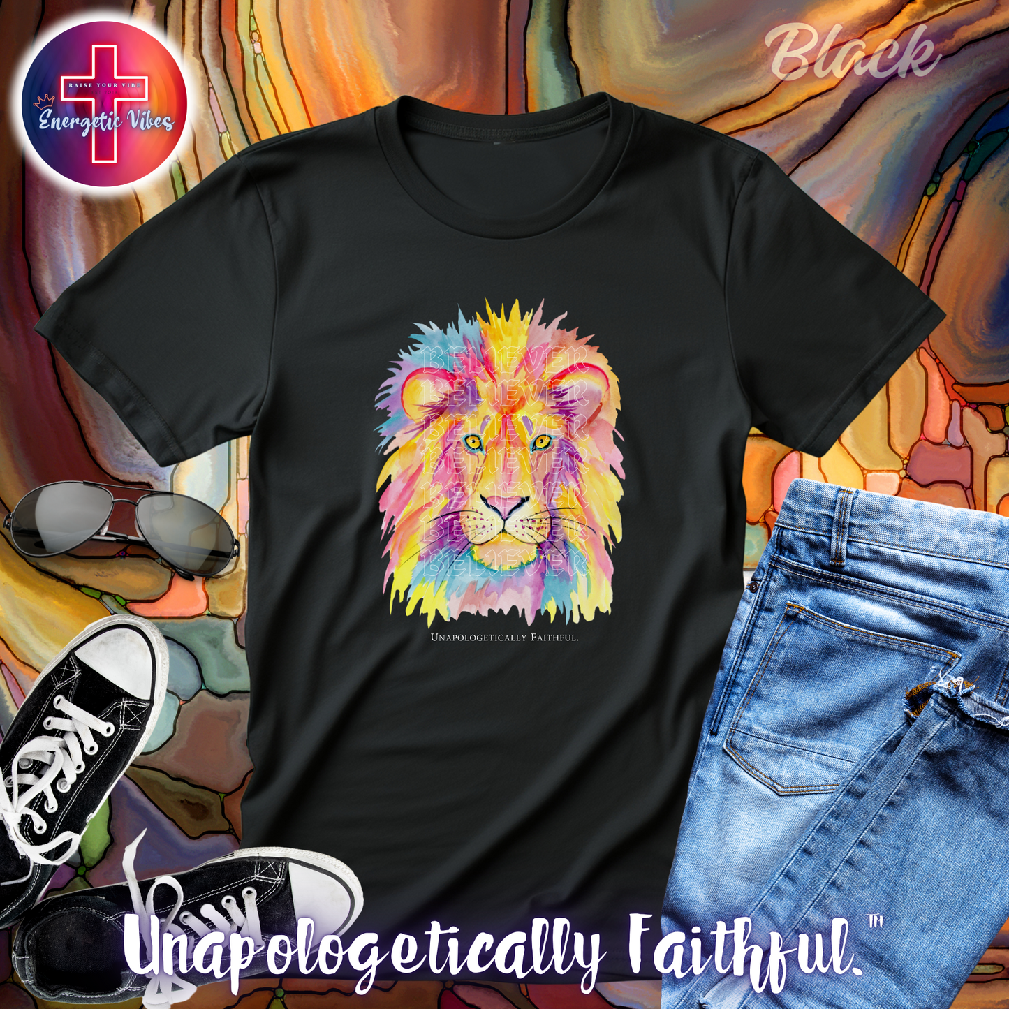 Judah Lion, Believer Unisex Christian T-Shirt | Classic Style Modern Tee