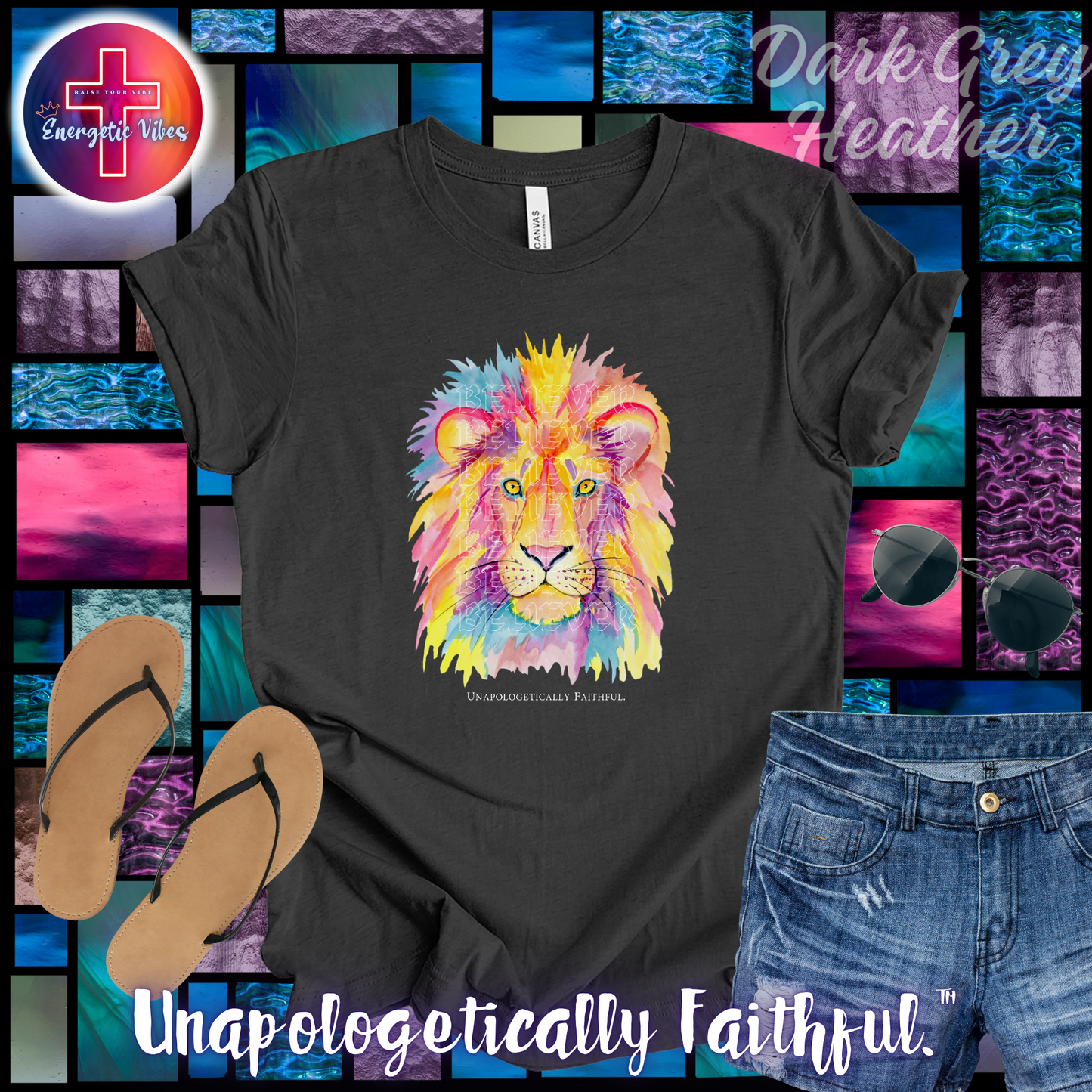 Judah Lion, Believer Unisex Christian T-Shirt | Classic Style Modern Tee