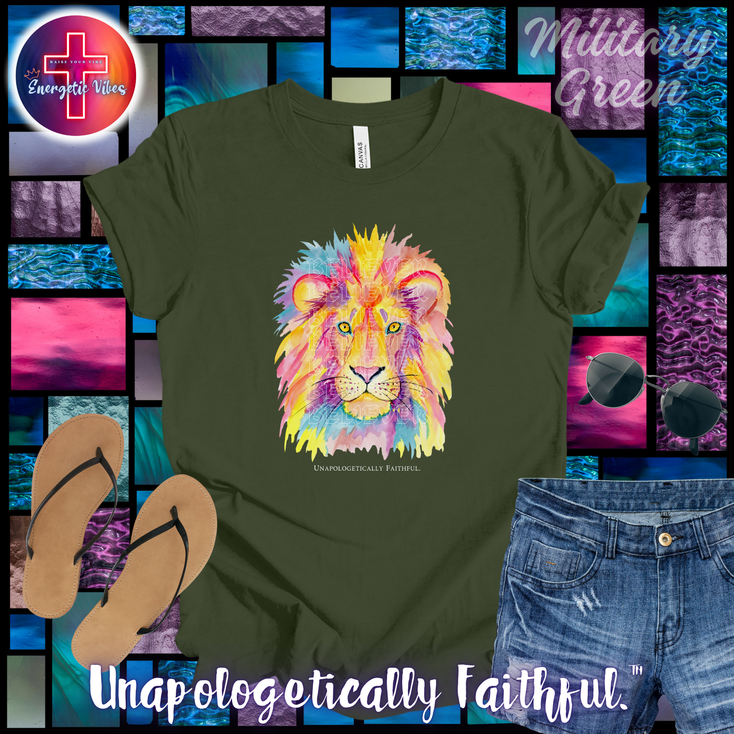 Judah Lion, Believer Unisex Christian T-Shirt | Classic Style Modern Tee