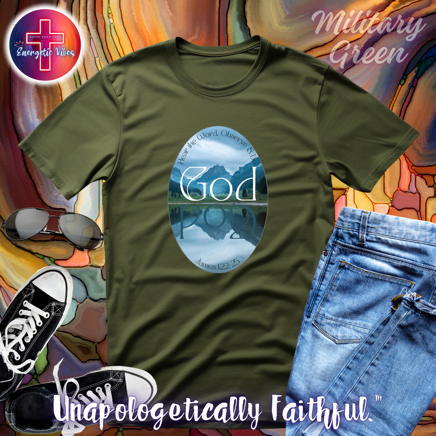 Mirror God Unisex Christian T-Shirt | Classic Style Modern Tee