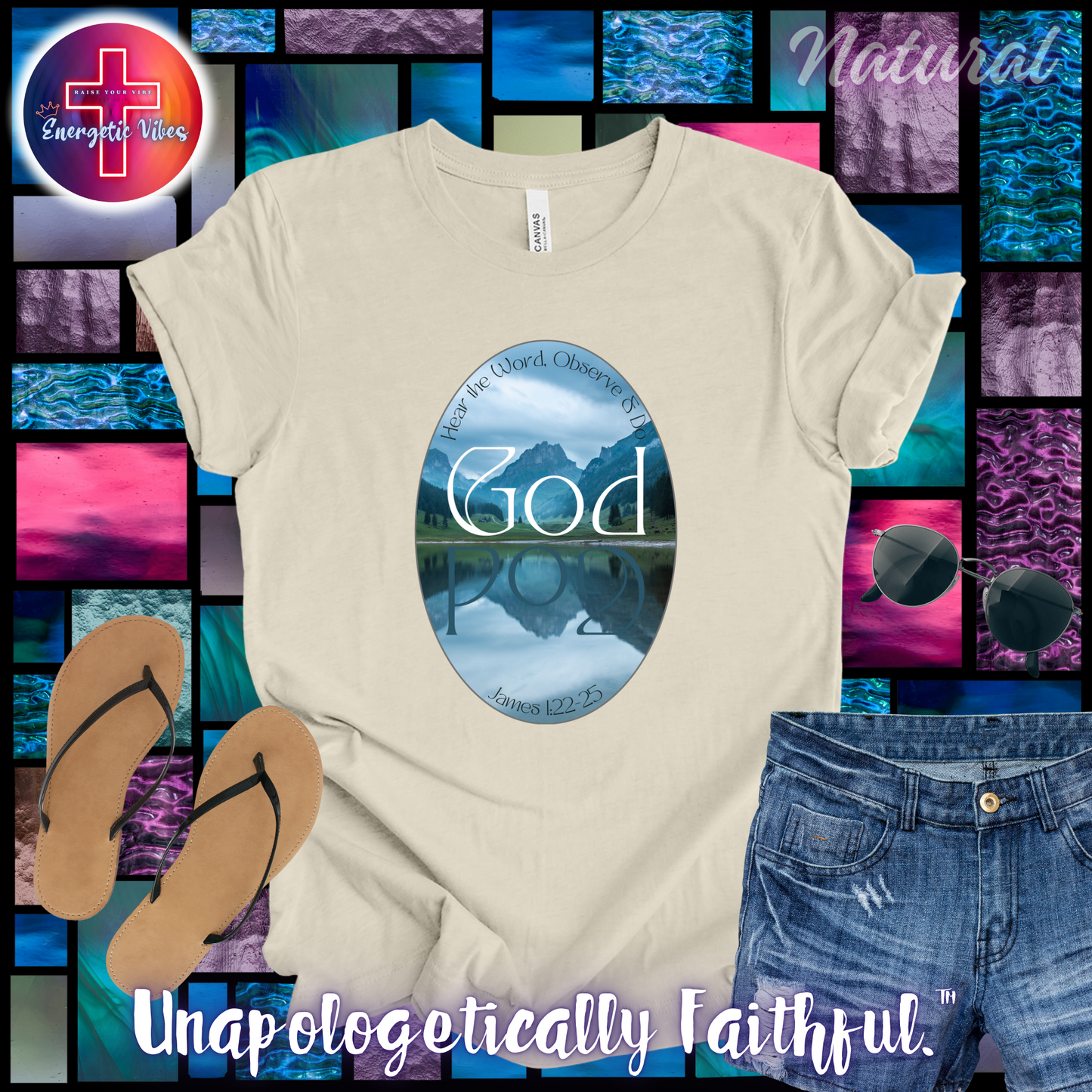 Mirror God Unisex Christian T-Shirt | Classic Style Modern Tee