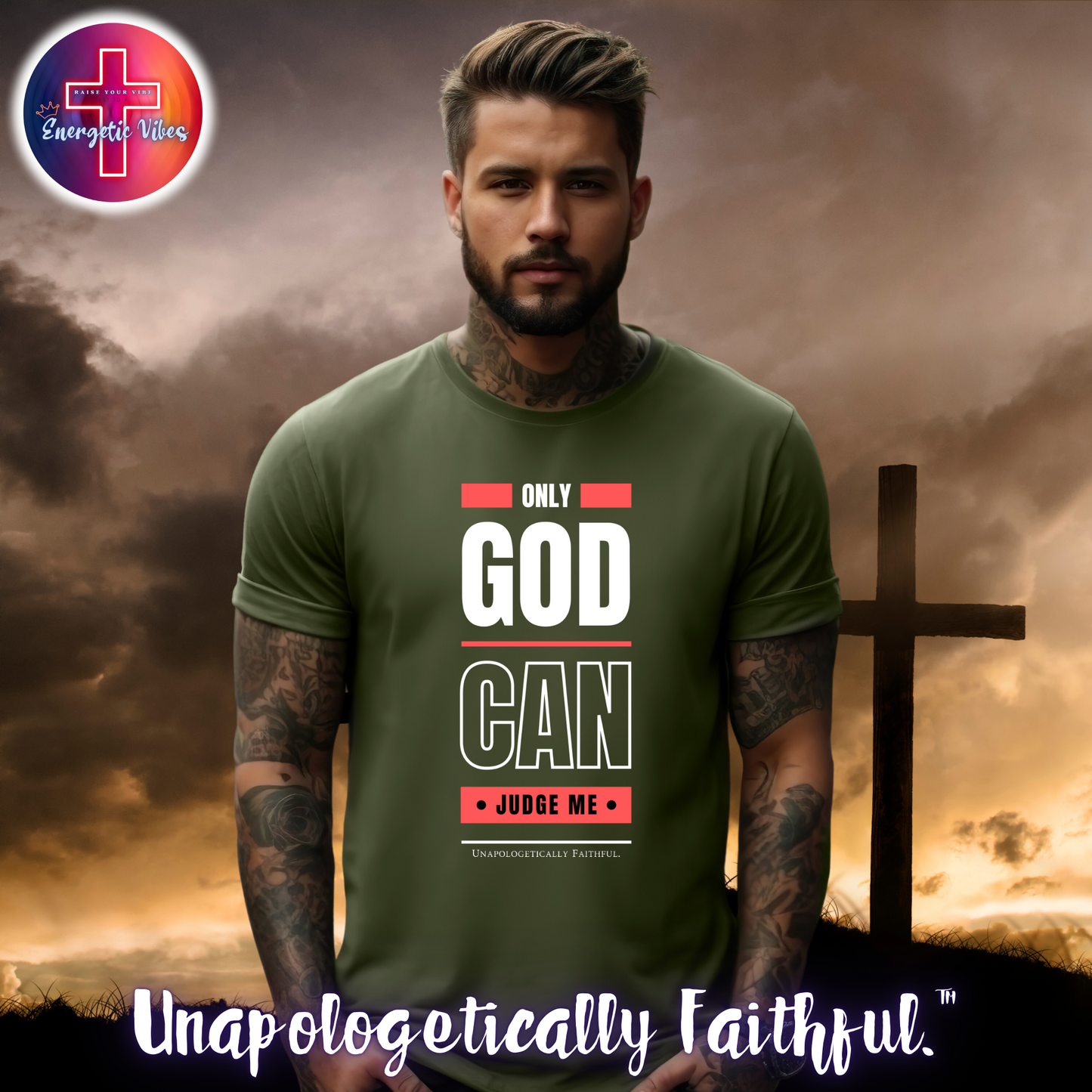 Only God Can Judge Me Unisex Christian T-Shirt | Classic Style Modern Tee