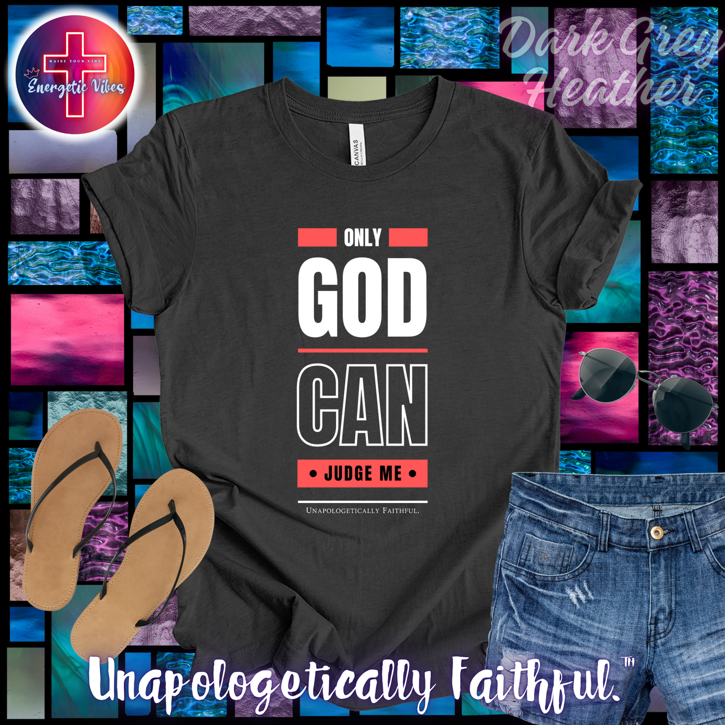 Only God Can Judge Me Unisex Christian T-Shirt | Classic Style Modern Tee