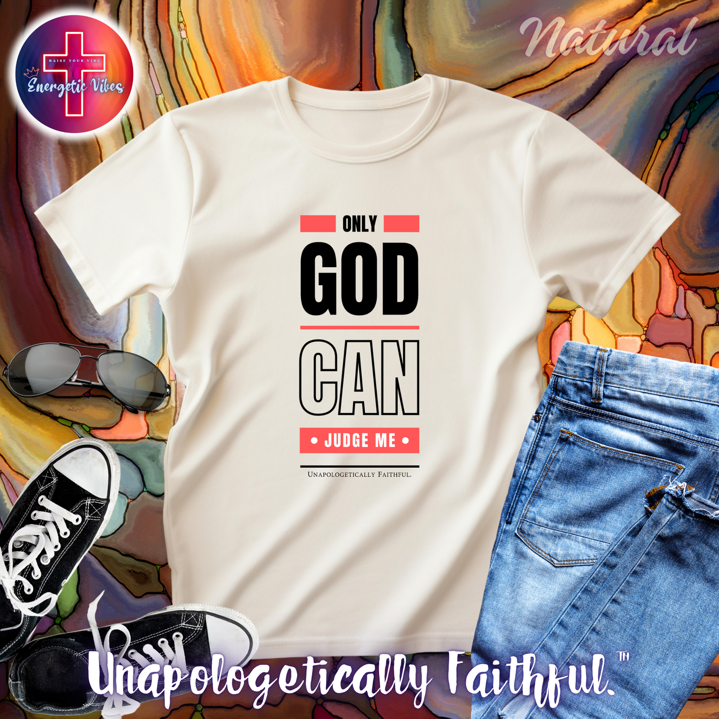 Only God Can Judge Me Unisex Christian T-Shirt | Classic Style Modern Tee