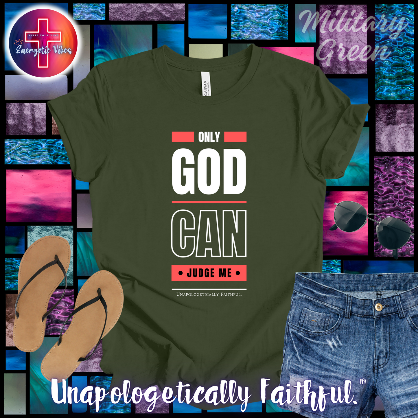 Only God Can Judge Me Unisex Christian T-Shirt | Classic Style Modern Tee