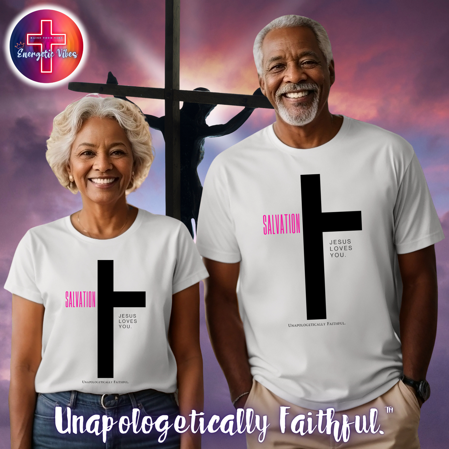 Salvation ~ Jesus Loves You Unisex Christian T-Shirt | Classic Style Modern Tee