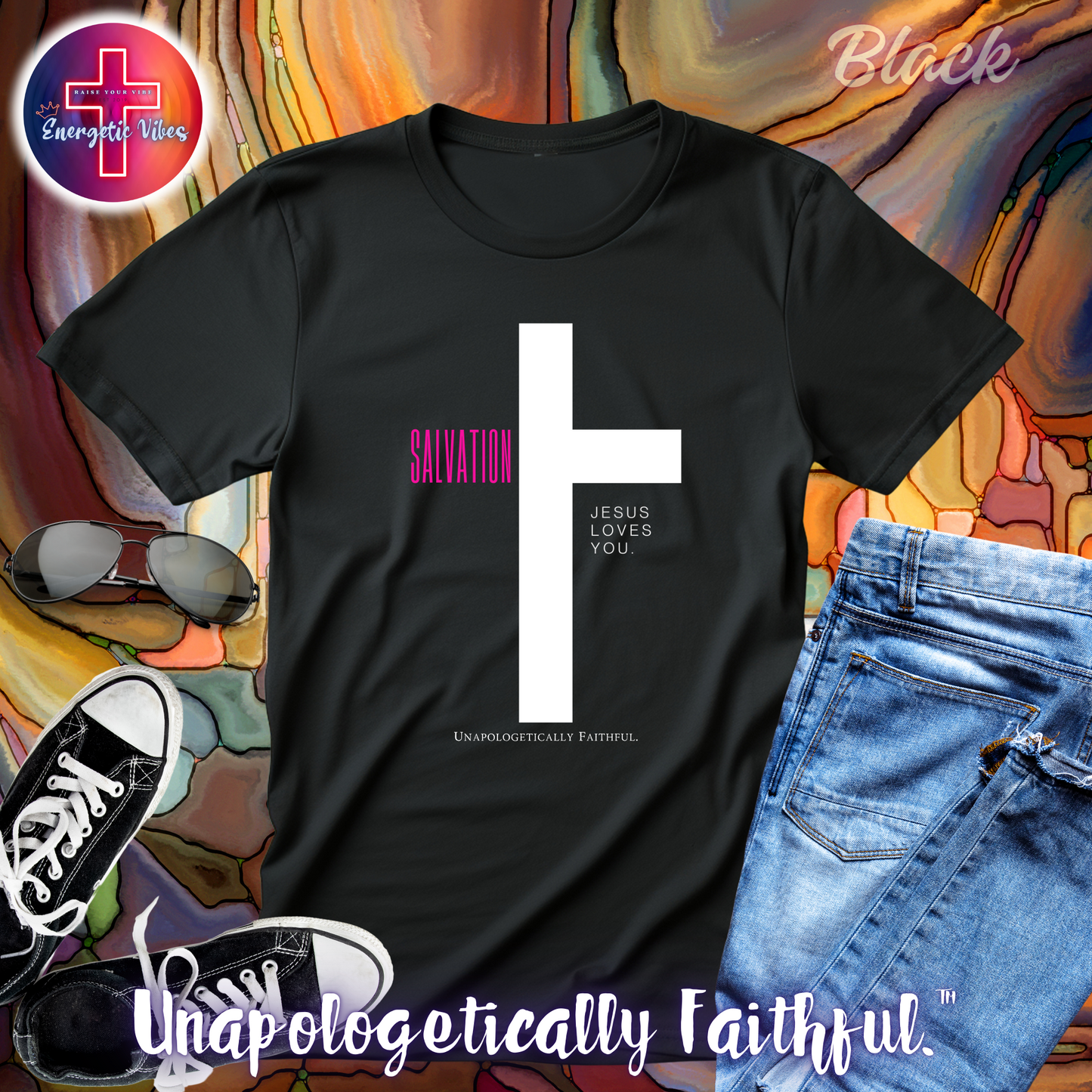 Salvation ~ Jesus Loves You Unisex Christian T-Shirt | Classic Style Modern Tee