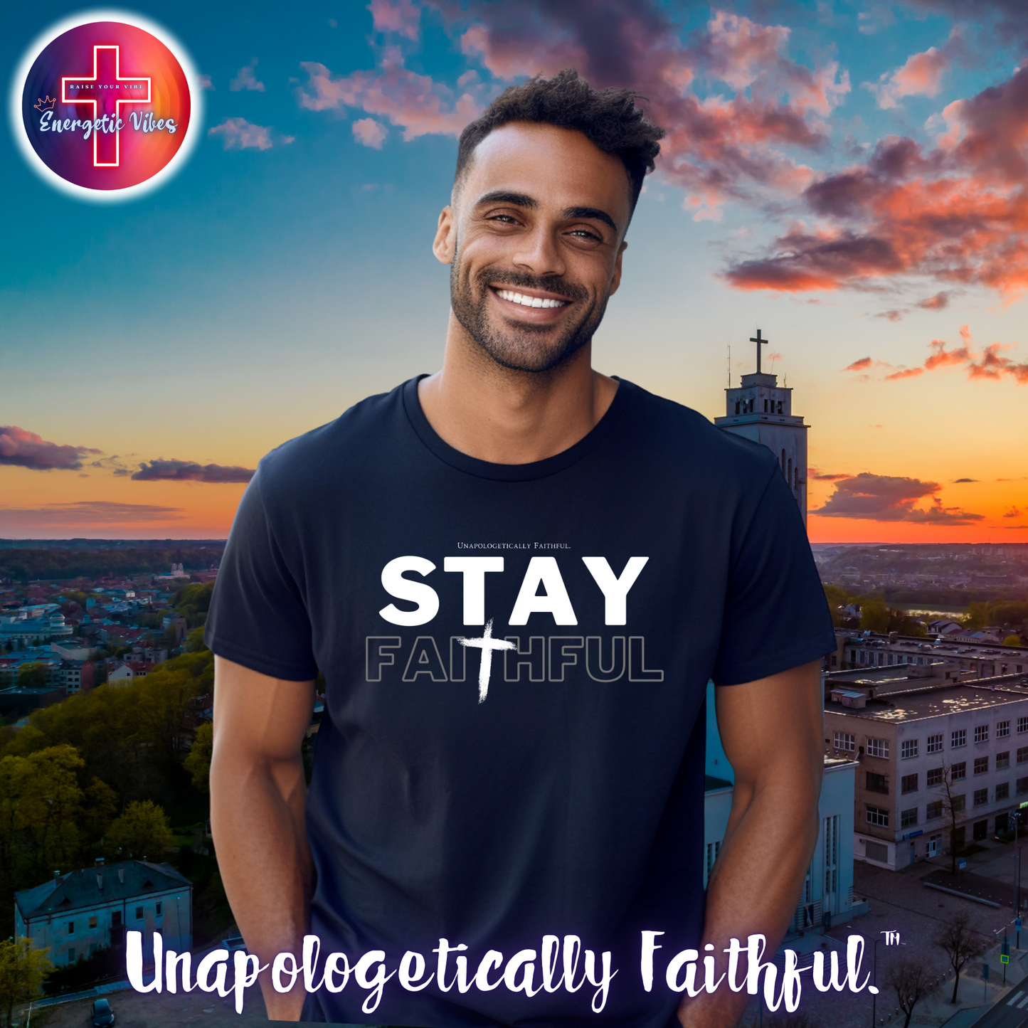 Stay Faithful Unisex Christian T-Shirt | Classic Style Modern Tee