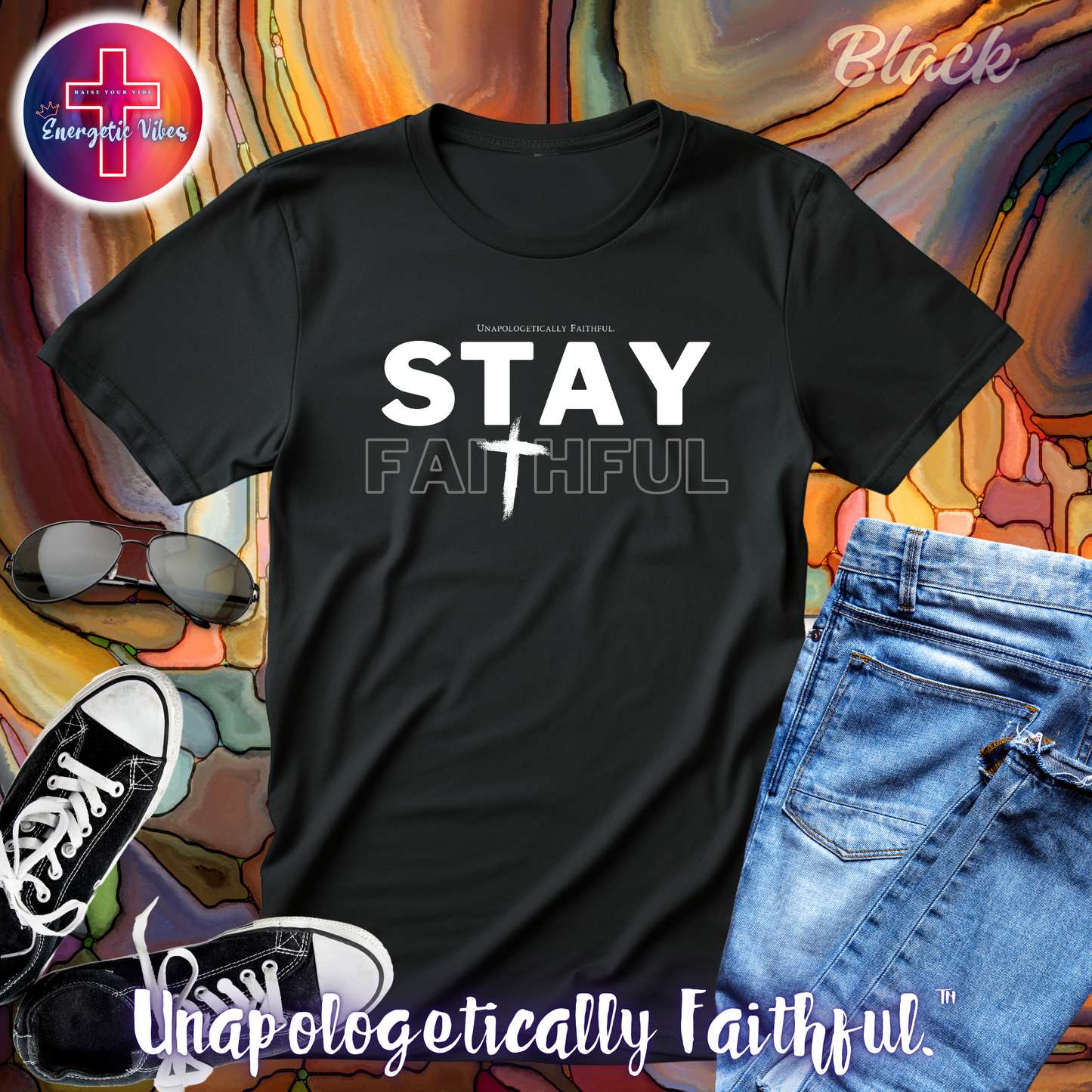 Stay Faithful Unisex Christian T-Shirt | Classic Style Modern Tee