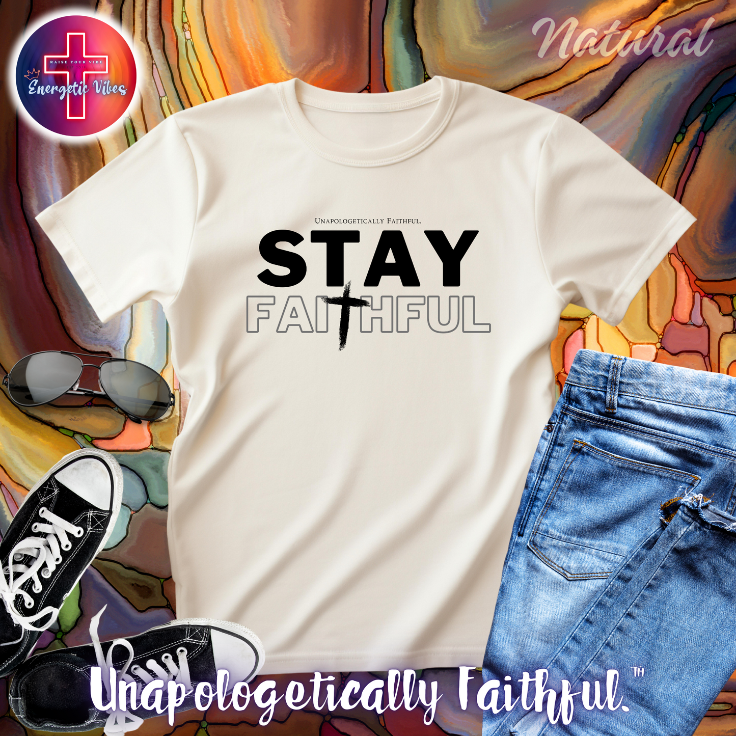 Stay Faithful Unisex Christian T-Shirt | Classic Style Modern Tee