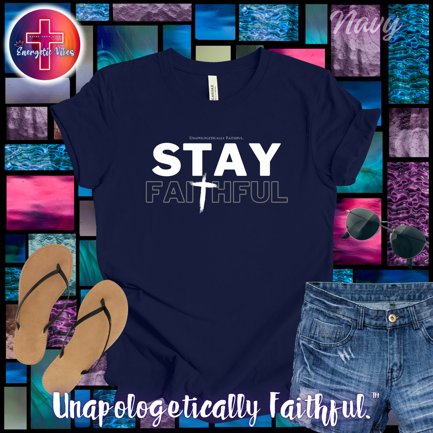 Stay Faithful Unisex Christian T-Shirt | Classic Style Modern Tee