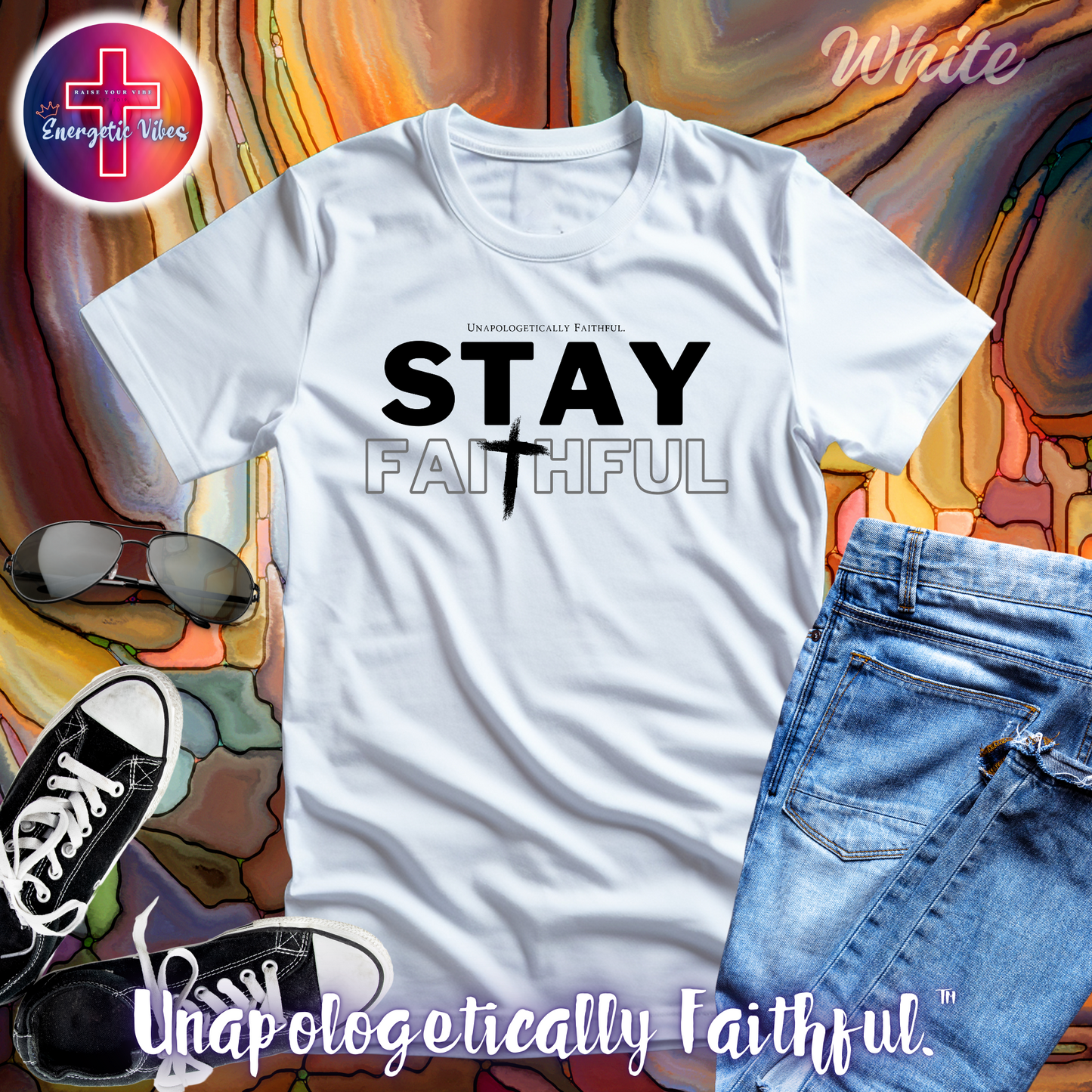 Stay Faithful Unisex Christian T-Shirt | Classic Style Modern Tee