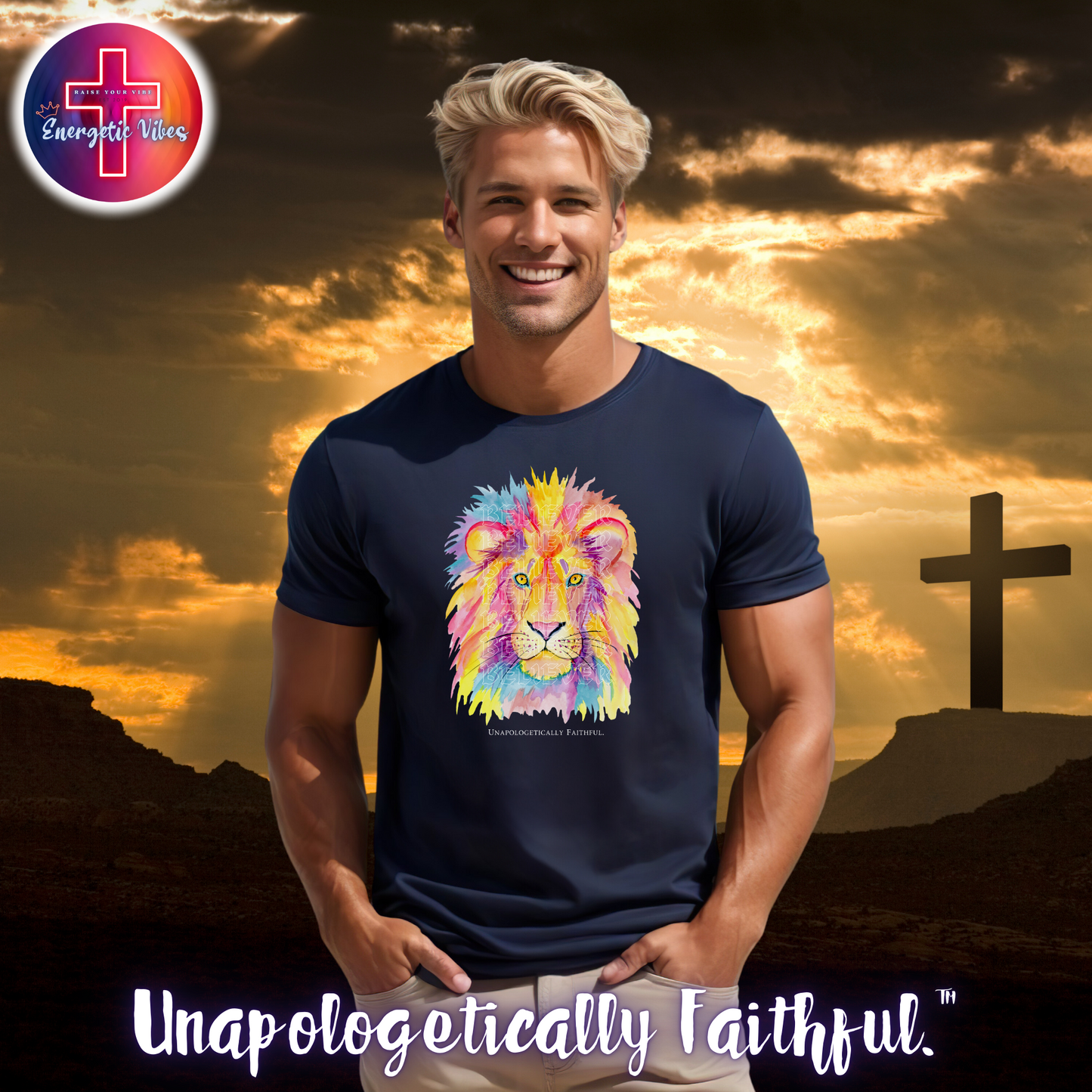 Judah Lion, Believer Unisex Christian T-Shirt | Classic Style Modern Tee